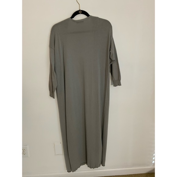 Cobble Stone Long open front‎ cardigan - Picture 4 of 6